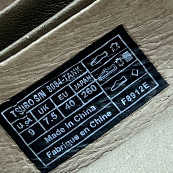 TSUBO Heels Pump Shoes Womens Size 9 Olive Green Leather Casual Dufay Tank - Picture 5 of 9